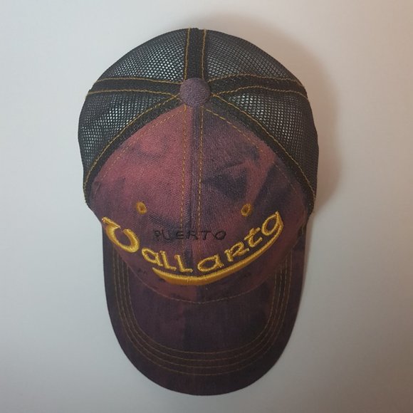 Vintage Puerto Vallarta Mexico Hat Trucker Hat Classic Cap Embroidered Unisex - Picture 9 of 12